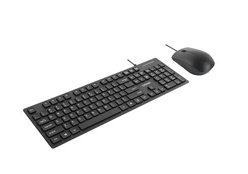 Lenovo 300 USB Keyboard Ergonomic Design for Comfortable Typing