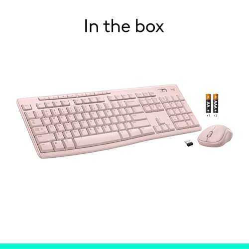 Logitech MK270 Wireless Keyboard and Mouse Combo for Easy Computing