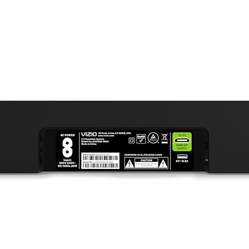 VIZIO 5.1 Surround Soundbar with Immersive Dolby Atmos