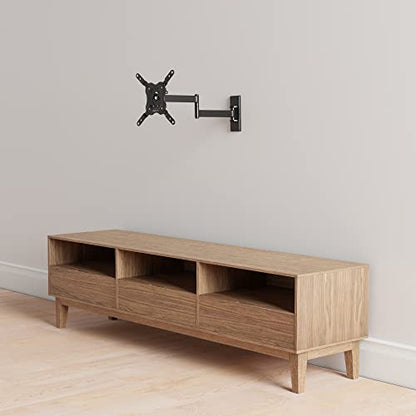 Amazon Basics Full Motion Wall Mount for 26 to 55 TVs Black