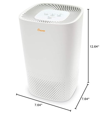 Crane HEPA Air Purifier with UV Lamp for Clean Air
