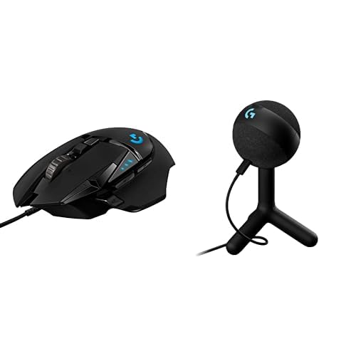 Logitech G502 HERO Wired Gaming Mouse with Adjustable Weights