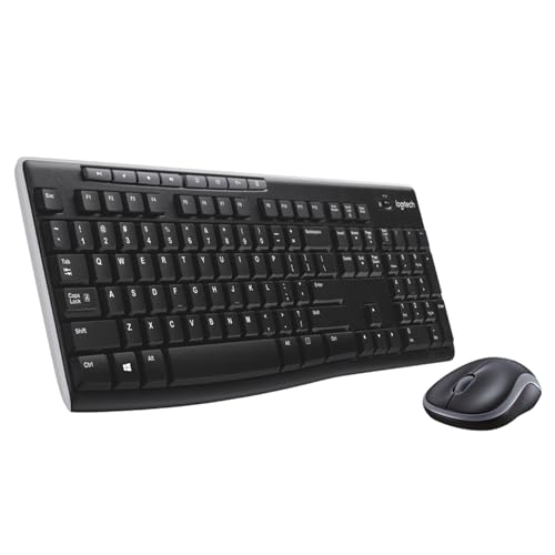 Logitech MK270 Wireless Keyboard and Mouse Combo for Easy Computing