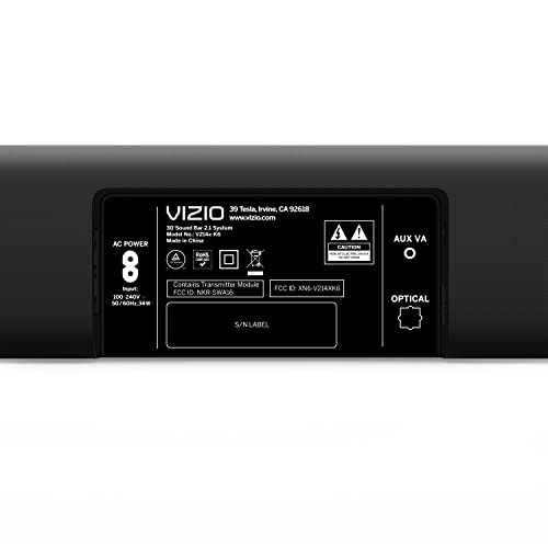 Vizio V Series Compact Sound Bar with Powerful Audio