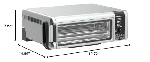Ninja Flip Toaster Oven and Air Fryer Space Saving Design