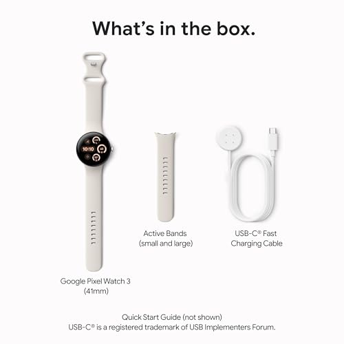Google Pixel Watch 3 Android Smartwatch With Heart Tracking