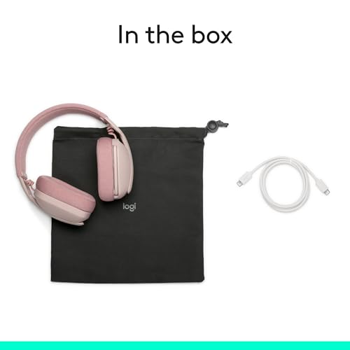 Logitech Zone Vibe 100 Wireless Headphones with Noise Canceling Microphone
