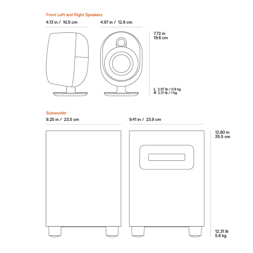 SteelSeries Arena 3 Gaming Speakers with Immersive Audio