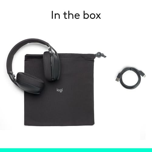 Logitech Zone Vibe 100 Wireless Headphones with Noise Canceling Microphone