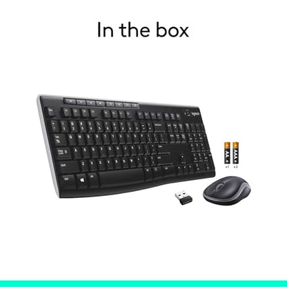 Logitech MK270 Wireless Keyboard and Mouse Combo for Easy Computing