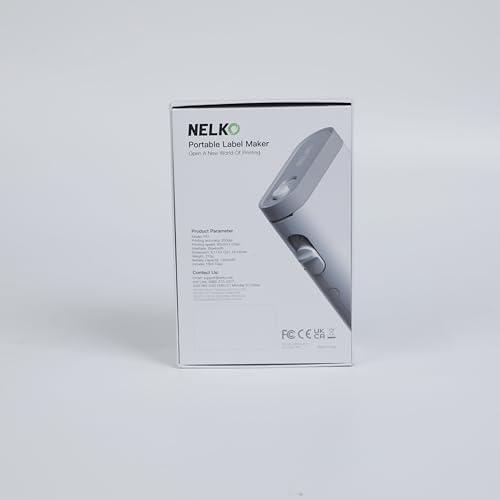 Nelko P21 Bluetooth Label Maker With Tape Wireless Printer
