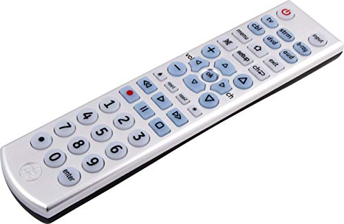 GE Big Button Backlit Universal Remote Control for Six Devices
