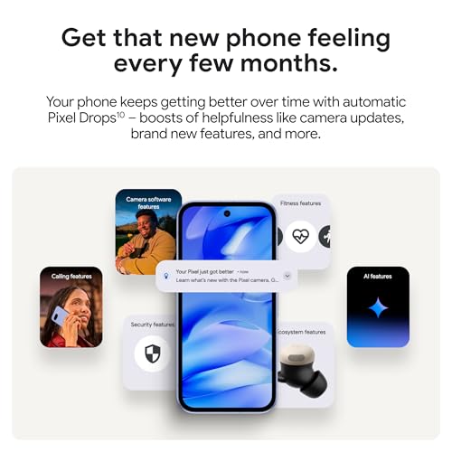 Pixel 9a Unlocked Android Smartphone With AI Photo Editing