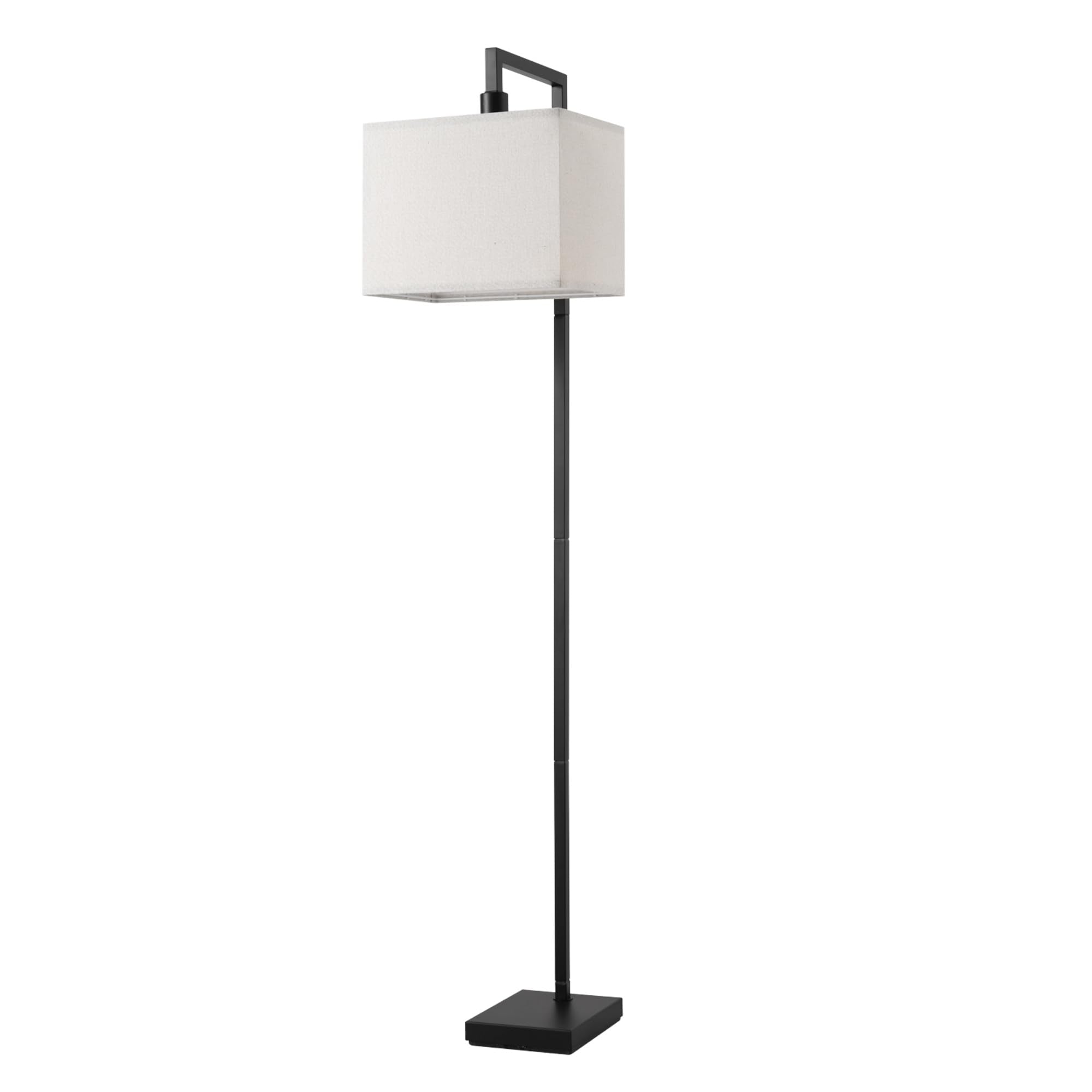 Modern 58 Inch Floor Lamp with Geometric Design