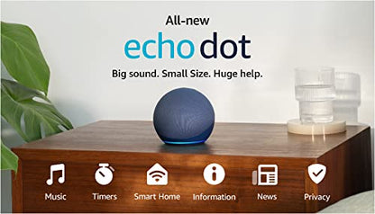 Echo Dot Smart Speaker With Rich Sound In Charcoal Plus