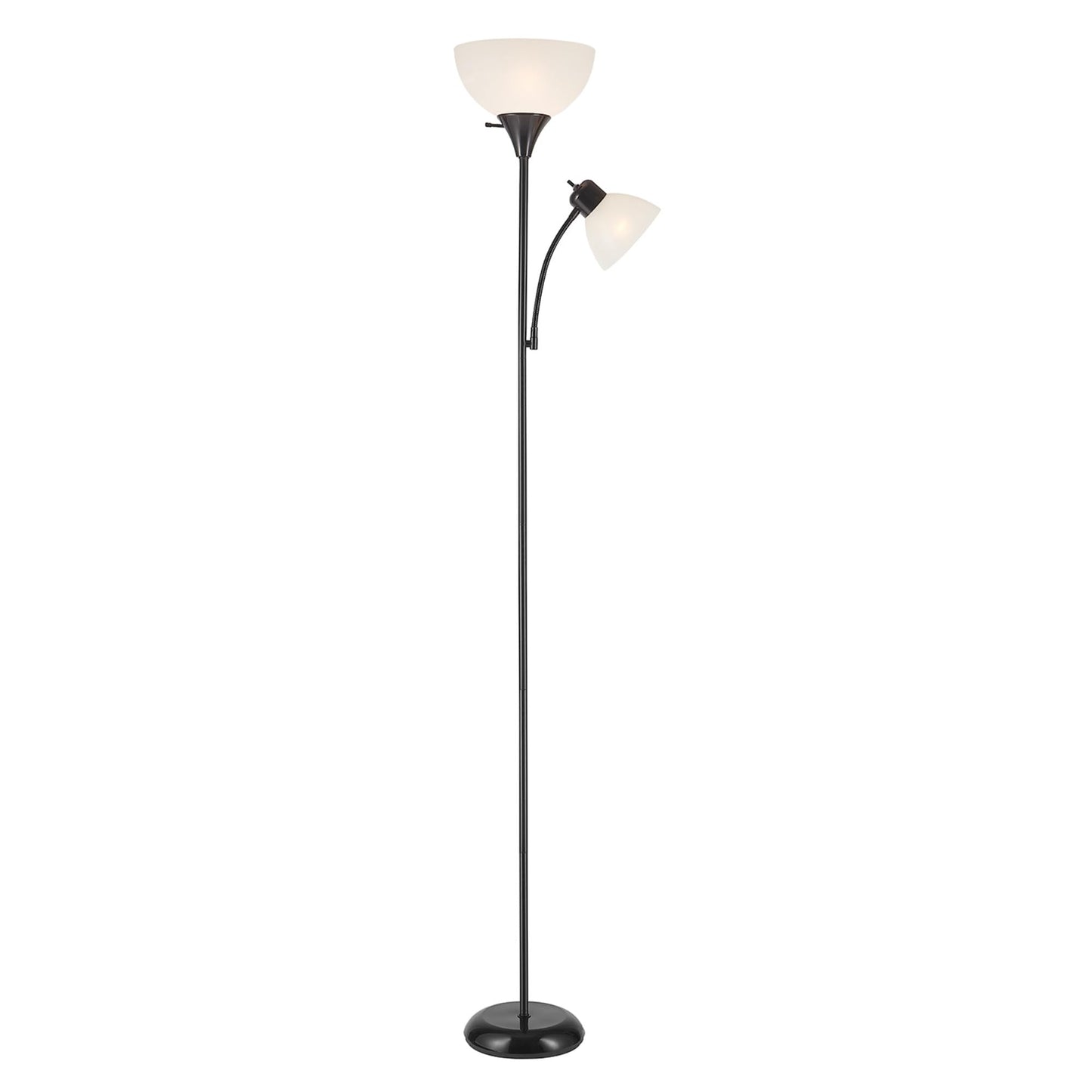 Globe Electric Delilah Floor Lamp with Adjustable Reading Light