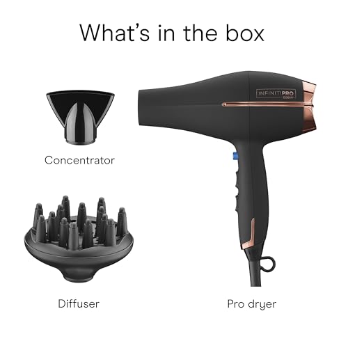 InfinitiPRO Hair Dryer With Diffuser For Faster Drying
