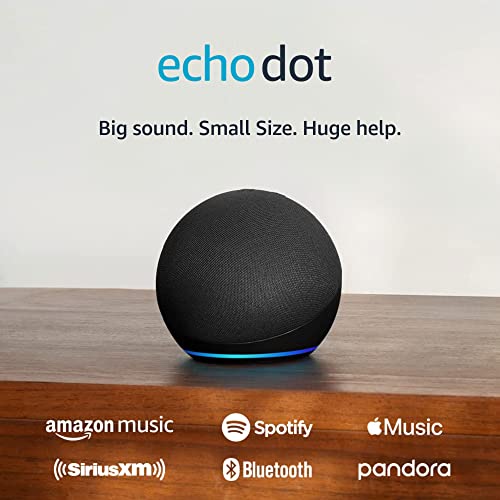 Echo Dot Smart Speaker With Rich Sound In Charcoal Plus