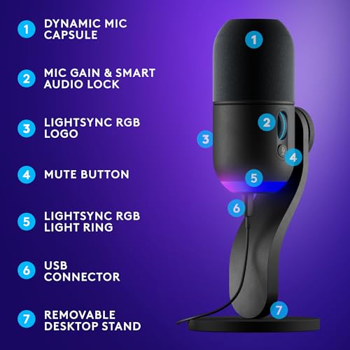 Logitech G733 Wireless Gaming Headset with Premium Audio