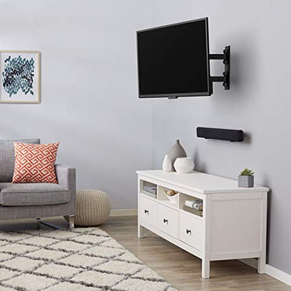 Amazon Basics Full Motion Wall Mount for 26 to 55 TVs Black