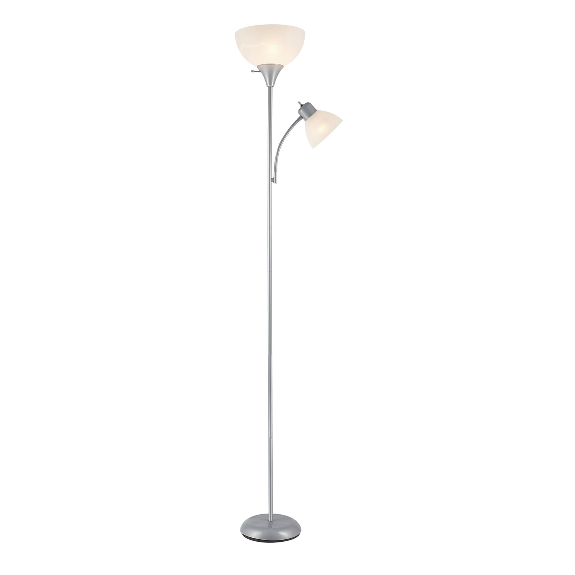 Globe Electric Delilah Floor Lamp with Adjustable Reading Light