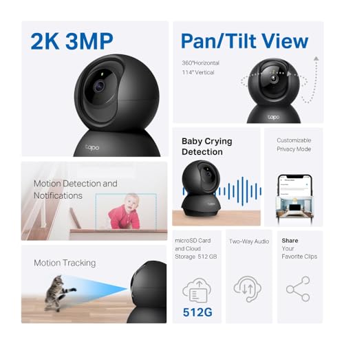 TP-Link Tapo 2K Security Camera with Night Vision