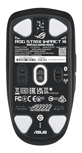 ASUS ROG Strix Impact III Wireless Gaming Mouse Lightweight Precision