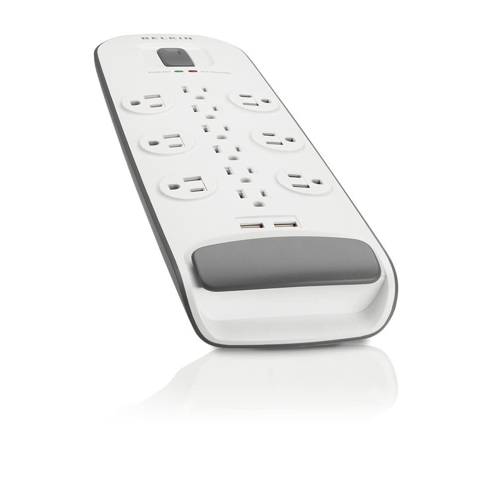 Belkin 12 Outlet Surge Protector Power Strip USB C Safe