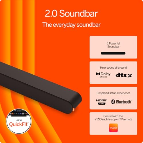 VIZIO 5.1 Surround Soundbar with Immersive Dolby Atmos