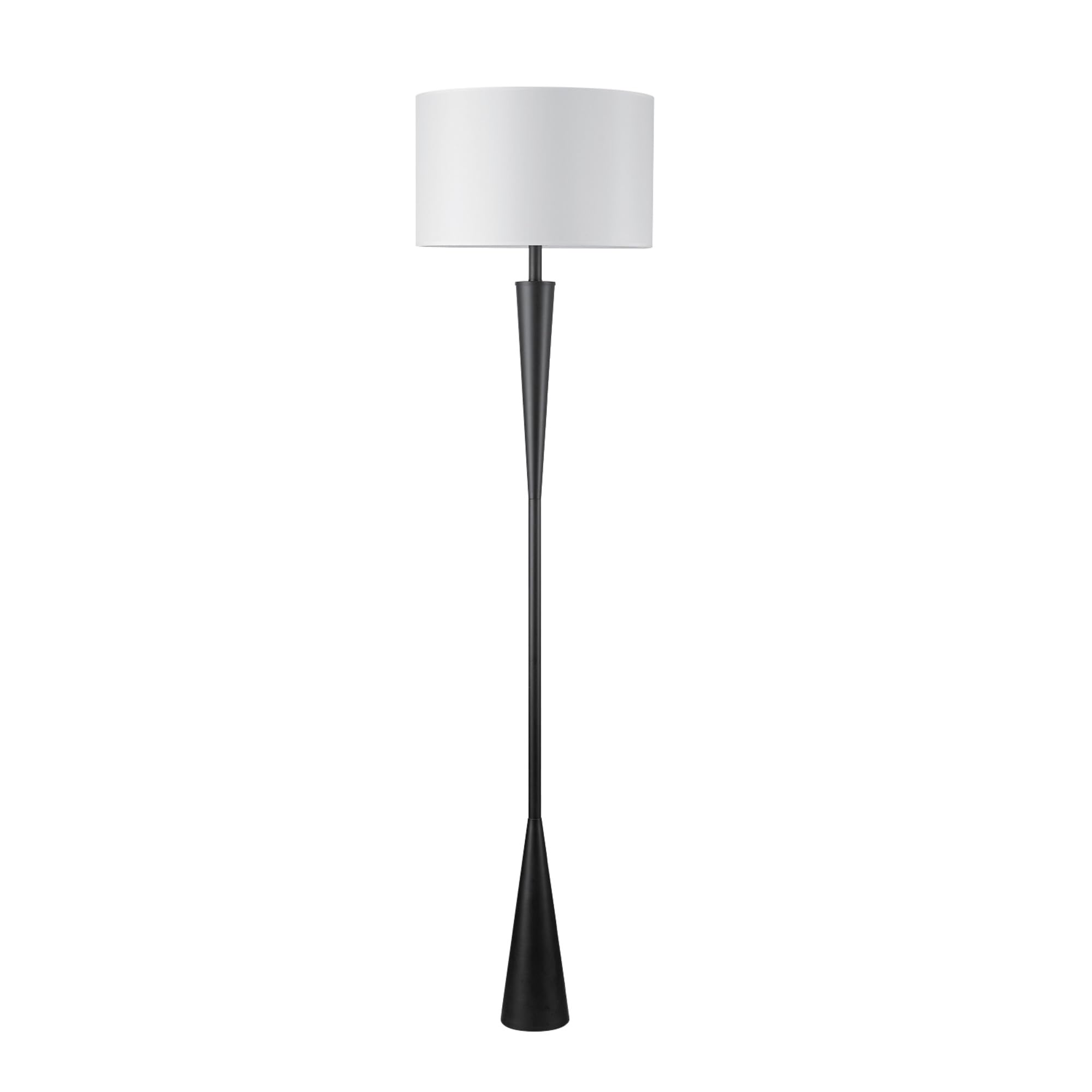 Modern 70 Inch Floor Lamp with Soft White Shade