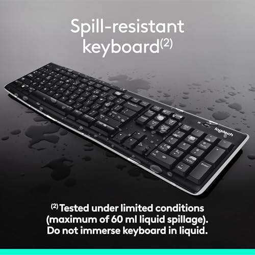 Logitech MK270 Wireless Keyboard and Mouse Combo for Easy Computing