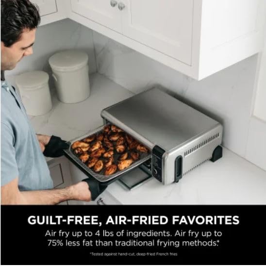 Ninja Flip Toaster Oven and Air Fryer Space Saving Design