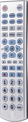 GE Big Button Backlit Universal Remote Control for Six Devices