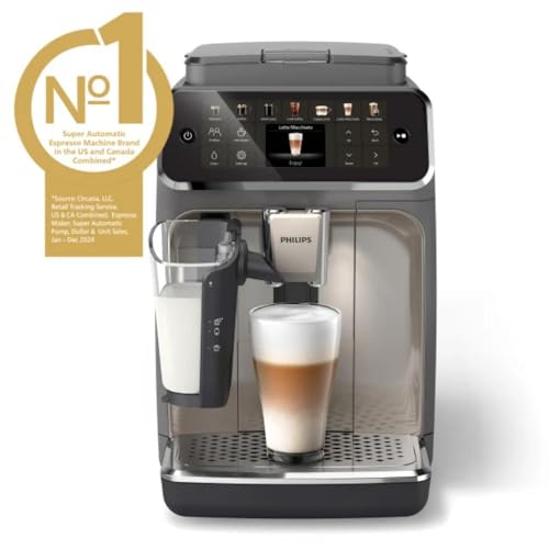 Philips 4400 Fully Automatic Espresso Machine with LatteGo