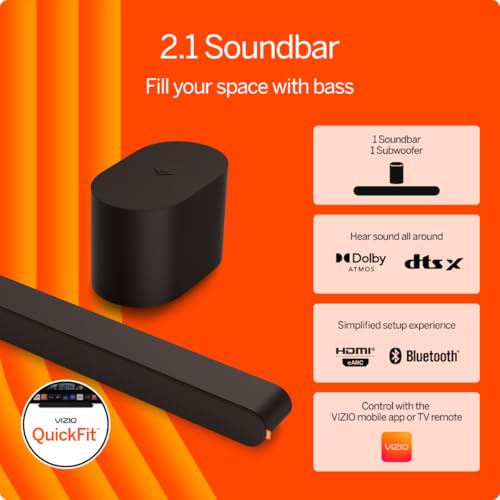 VIZIO 5.1 Surround Soundbar with Immersive Dolby Atmos