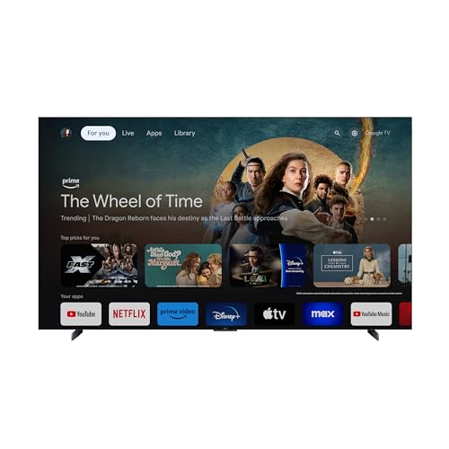 TCL 65 Inch QLED 4K Smart TV with Dolby Vision