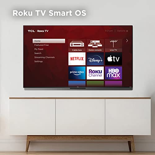 TCL 43 Inch 4K HDR Smart TV with Voice Control