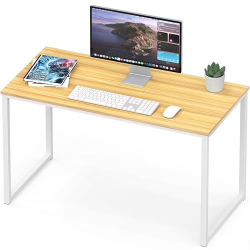 SHW 48 Inch Black Home Office Computer Desk