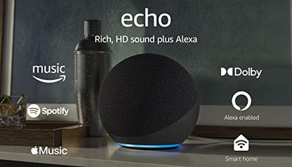 Amazon Echo Premium Sound Smart Speaker for Large Rooms
