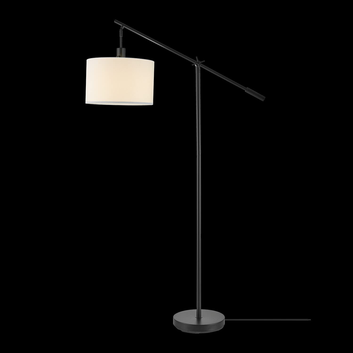 Modern 70 Inch Floor Lamp with Soft White Shade