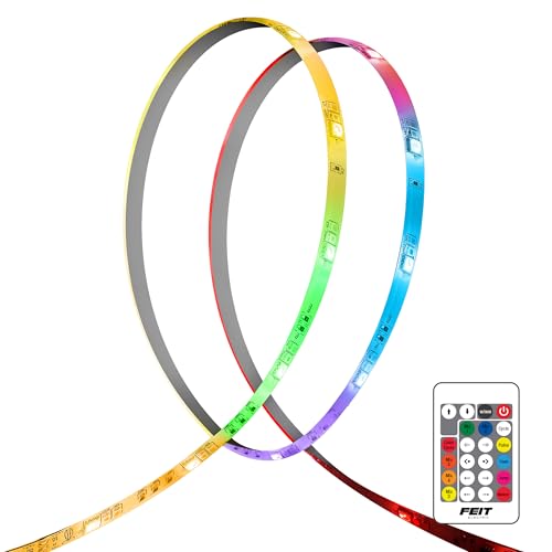 Dimmable RGB Color LED Tape Light For Indoor Ambiance