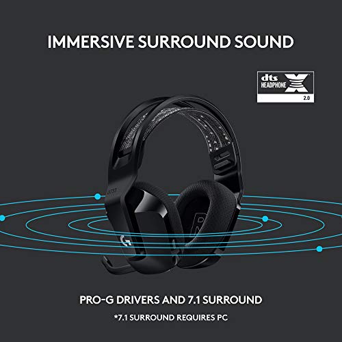 Logitech G733 Wireless Gaming Headset with Premium Audio