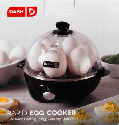 Dash Rapid Egg Cooker 6 Egg Capacity Auto Shut Off Aqua