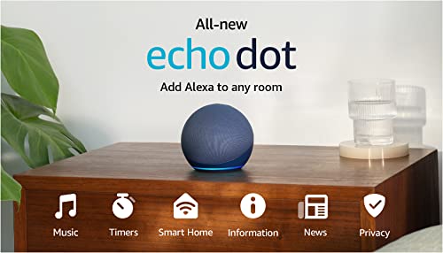 Echo Dot Smart Speaker With Rich Sound In Charcoal Plus