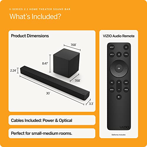 Vizio V Series Compact Sound Bar with Powerful Audio