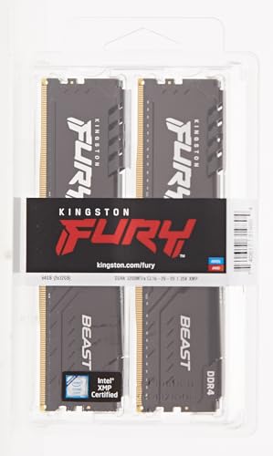 Kingston Fury Beast 32GB DDR4 Memory Kit for Gamers