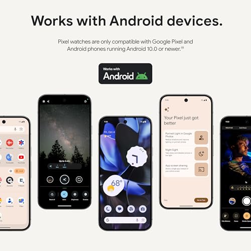 Google Pixel Watch 3 Android Smartwatch With Heart Tracking