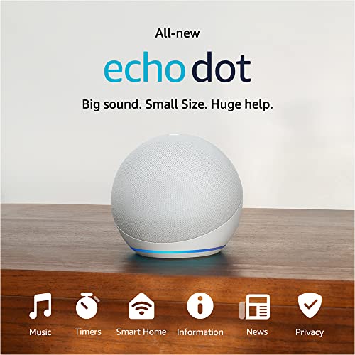 Echo Dot Smart Speaker With Rich Sound In Charcoal Plus