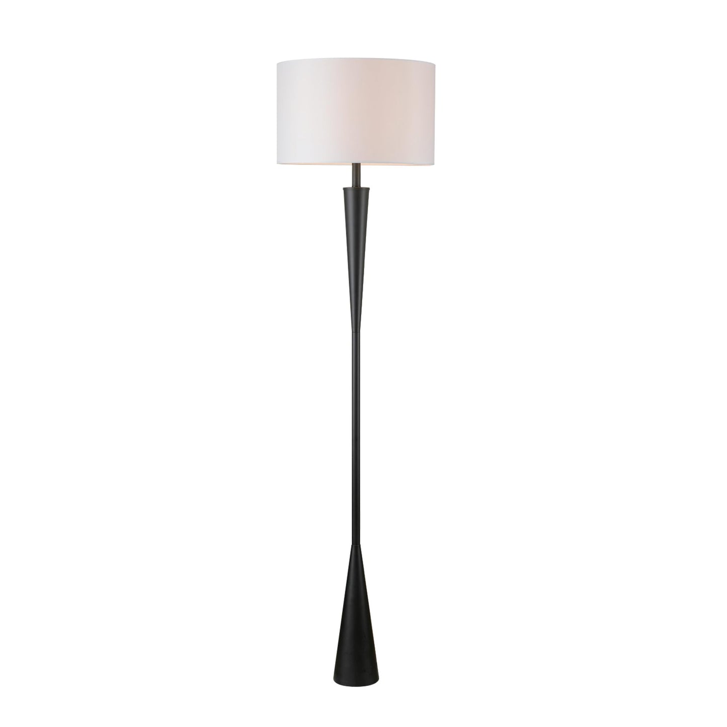 Modern 70 Inch Floor Lamp with Soft White Shade