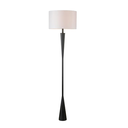 Modern 70 Inch Floor Lamp with Soft White Shade